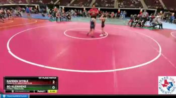 65 lbs 1st Place Match - Kamden Wyble, Texas Elite Wrestling Club vs Bo Kleinhenz, Pitbull Wrestling