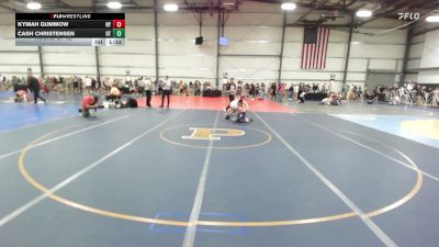 120 lbs Round Of 32 - Kymah Gummow, NY vs Cash Christensen, UT