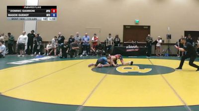 115 lbs Champ. Rd Of 16 - Dominic Giannoni, Apex vs Mason Guenot, M2 Training Center