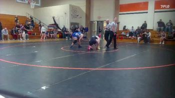 Girls 155 lbs Semifinal - Rowan Patterson, Holton HS vs Aurora Gray, Wathena-Riverside