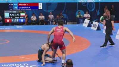 77 kg Final 3-5 - Yerkebulan Anapiya, Kazakhstan vs Amir Saeidi Nava, Iran