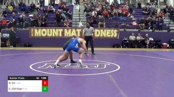 126 lbs Quarterfinal - Brandon Oh, Leonardtown vs Evan Eldridge, St Marys Ryken