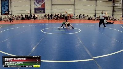 72 lbs Rd# 9- 2:15pm Saturday Final Pool - Zack Bednarczyk, VA Team Predator vs Zachary Silverstein, PA Blue