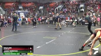 122 lbs Semifinal - Kyle Link, Huron WC vs Jaxon Workman, Hudsonville WC