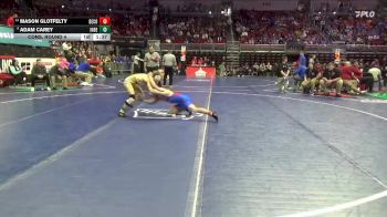 2A-126 lbs Cons. Round 4 - Mason Glotfelty, Decorah vs Adam Carey, Independence