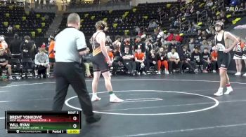 190 lbs Quarterfinal - Brent Yonkovic, West Delaware, Manchester vs Will Ryan, Sergeant Bluff-Luton