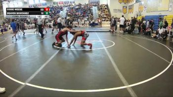 126 lbs Cons. Round 2 - Codie Weese, NSB vs Deaven Montanez, YIC