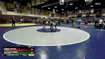 113 lbs Champ. Round 1 - Estevan Flores, Bonita Vista vs Josiah Leyvas, La Serna