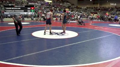 4A 138 lbs Quarterfinal - Caleb Mccollum, Southside Charter High School vs Courtlan Vonnahme, Subiaco Academy