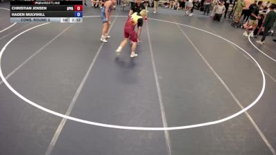 165 lbs Cons. Round 3 - Christian Jensen, Apple Valley vs Haden Mulvihill