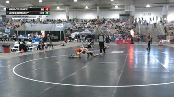 AA 157 lbs Quarterfinal - Maddox Eskew, Ravenwood High School vs Luke Louzensky, Kirkwood High School