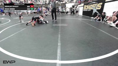 85 lbs Rr Rnd 2 - Dekhlan Dooley, Darko Valley Wolfpak vs Noah Green, Standfast OKC
