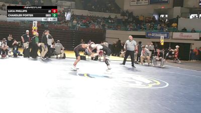 132 lbs Quarterfinal - Luca Phillips, Ashley Ridge vs Chandler Porter, Greenwood