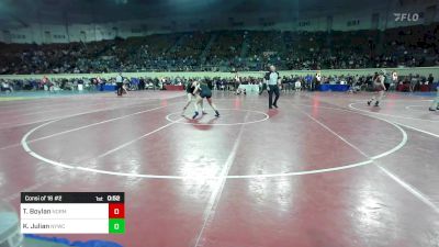 130 lbs Consi Of 16 #2 - Taylea Boylan, Norman Jr High vs Katie Julian, Newcastle Youth Wrestling