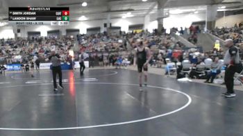 A 175 lbs Champ. Round 1 - Landon Shaw, Livingston Academy vs Smith Jordan, Clinton High School