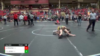 100 lbs Cons. Round 2 - Lane Jones, Bobcat Wrestling Club vs Jackson Atherton, PHENOM