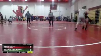 285 lbs Cons. Round 3 - Brady Reeves, Evansville North vs Mitchell Krolikowski, Wheeler Varsity Wrestling