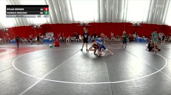 143-145 lbs Round 1 - Dylan Groess, Albert Lea Area vs Patrick Provost, FZ Wrestling Club