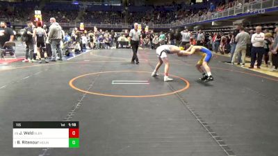 115 lbs Round Of 32 - Jace Weld, Glendale vs Bentley Ritenour, Mount Pleasant