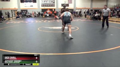 190 lbs Quarterfinal - Jack Cahill, Ankeny Centennial vs Anthony Snodey, Cedar Rapids Jefferson