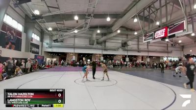 132 lbs Quarterfinal - Talon Hazelton, NB Elite Wrestling Club vs Langston Roy, Vici Wrestling Club