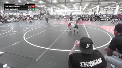 43 lbs 5th Place - Levi Whittenburg, Ceres Pups WC vs Elias Marquez, Rkda