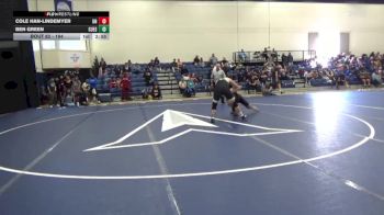 184 lbs Quarterfinal - Cole Han-Lindemyer, Unattached vs Ben Green, Cuesta College
