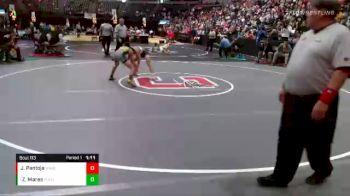106 lbs Quarterfinal - Zion Mares, Pueblo County vs James Pantoja, Windsor
