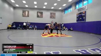 170 lbs Consolation 1st - Matthew Hyde, Montgomery Bell Aca. vs Jamar Morris, Columbia Central