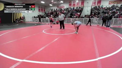 100 lbs Champ. Round 1 - Angelica Serratos, Santa Ana vs Ella Barros-Santiago, North Torrance