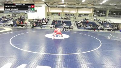 165 lbs Cons. Round 3 - Gianni Delgado, Cortland vs Thomas Tsoi, Cortland