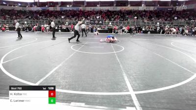 85 lbs Consi Of 4 - Harrison Kolba, Fried Daze vs Colton Larimer, MoWest Championship Wrestling