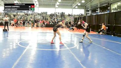 107 lbs Round Of 32 - Maggie Campbell, MA vs Jayden Crotty, VA