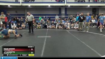 110 lbs Round 6 (8 Team) - Isaac Novod, Doughboys vs JP Bonnette, Seagulls