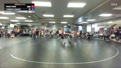 120 lbs Round 3 - Emme Webb, Mountain Man Wrestling Club vs Connor Canaday, Emmett Freestyle Club