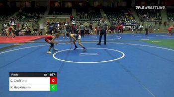 80 lbs Final - Cason Craft, Brushy Wrestling Club vs Karson Hopkins, RAW