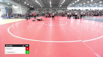 160 lbs Round Of 64 - Kamar Brown, NC vs Cesar Camacho, NV