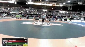 120 lbs Champ. Round 2 - Aubrey Rodriguez, Caldwell vs Macali Lade, Siuslaw