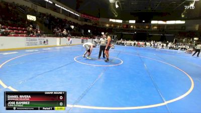 190 lbs Champ. Round 1 - Jose Ramirez, Yuma Catholic vs Daniel Rivera, Bradshaw Mountain