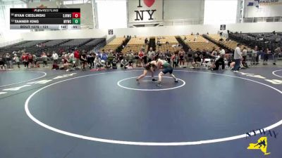 131 lbs Cons. Round 6 - Ryan Cieslinski, Spencerport Jr Rangers Wrestling Club vs Tanner King, Malone Youth Wrestling Club