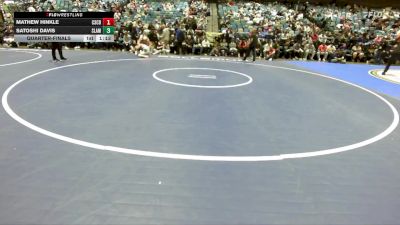 215 lbs Quarterfinal - Mathew Hinkle, Cascade vs Satoshi Davis, Slam