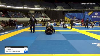 EMMANUEL WIMER vs JESSE WILLIAM BORDEN 2021 World Jiu-Jitsu IBJJF Championship