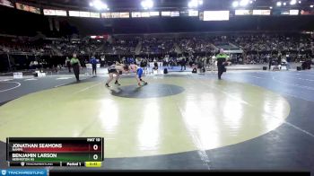 160 lbs 3rd Place Match - Benjamin Larson, Hermiston HS vs Jonathan Seamons, Nampa