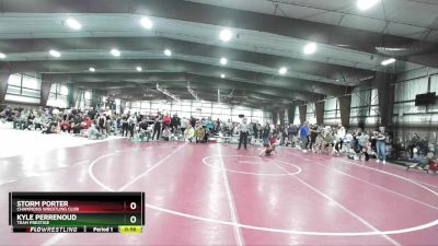 52 lbs Semifinal - Storm Porter, Champions Wrestling Club vs Kyle Perrenoud, Team Prestige