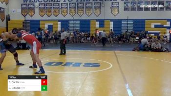 195 lbs Round Of 16 - Colton Curtis, South Orange Wrestling Academy vs Christian Deluna, Cypress Bay