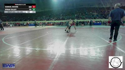 160 lbs Consi Of 16 #2 - Samuel Moore, Sand Springs Jr High vs Stran Talley, Stillwater Wrestling