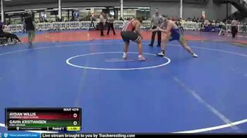 220 lbs Quarterfinal - Gavin Kristiansen, King George vs Aydan Willis, Sherando High School