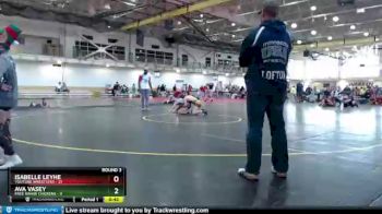 127 lbs Round 3 (4 Team) - Ava Vasey, Free Range Chickens vs Isabelle Leyhe, Youtube Wrestlers