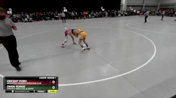 78 lbs Champ. Round 1 - Owen Runge, Hawkeye Wrestling Academy vs Vincent Poro, Arlington Cardinals Wrestling Club