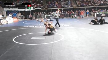 D 1 126 lbs Champ. Round 1 - Austin Langlinais, Lafayette vs Dustin Smith, Fontainebleau